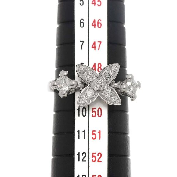 LOUIS VUITTON Star Blossom Diamond Ring 18K WG 750 size49 4.75-5(US) 90270424 - Picture 6 of 9